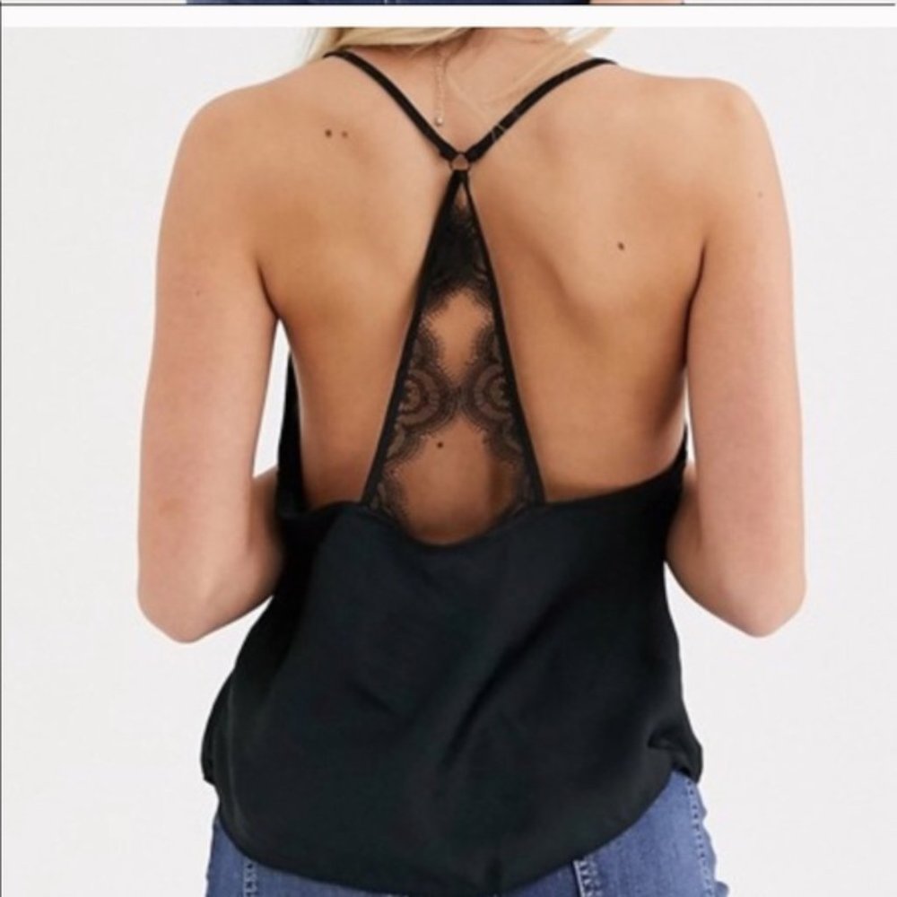 Free People Cami Starlight XS NWT Black - Picture 3 of 7